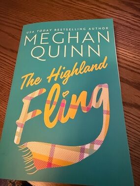 Romantic Highlands Novel with Teacup Illustration - Teal Cover